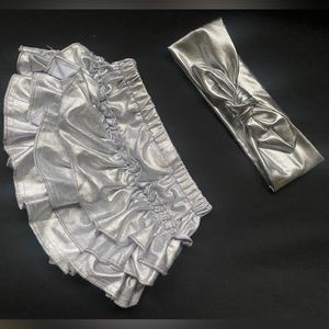 2 piece set - Baby girl ruffle Bloomer/Headband set - 🏷️ 3 for $30 sale! 🏷️
